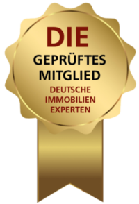Geprüftes Mitglied DIE Deutsche Immobilien Experten Siegel Deutsche Immobilien Experten