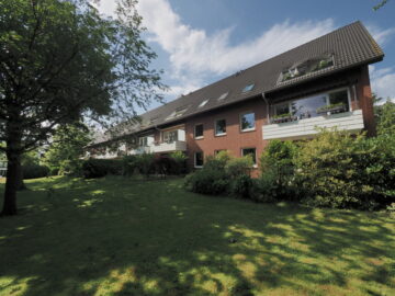 Wohnanlage Balkonseite - 1.ETAGE, SÜD-BALKON * SONNE SATT, SACKGASSE! (Hamburg-Rahlstedt)
