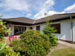 BUNGALOW 46M² WOHNZIMMER! + KAMIN, GARAGE + SONNIGER GARTEN. (FISCHBEK/ELMENHORST) - Bungalow Terrassenseite