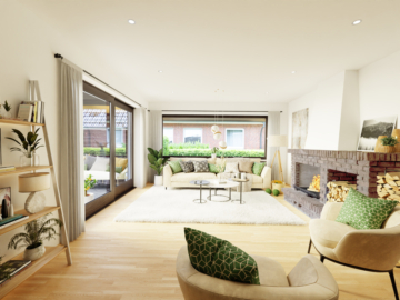Visualisierung_Wohnen - BUNGALOW MIT GARAGE * ERWEITERUNGSPOTENTIAL ! (FISCHBEK/ELMENHORST)